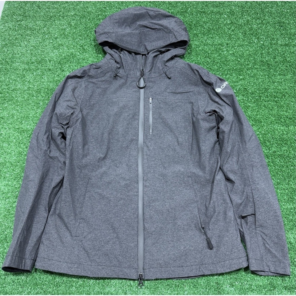 OROS Jacket Women's‎ L Gray Endeavor SolarCore Insulated Hooded Ski Msrp $338